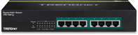 Trendnet TPE-TG81g Non-géré Gigabit Ethernet (10/100/1000) Connexion Ethernet, supportant l'alimentation via ce port (PoE) Noir