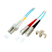 EFB Elektronik O0314.1 InfiniBand/fibre optic cable 1 m LC SC OM3 Turkoois