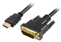 Sharkoon 1m, HDMI/DVI-D Czarny