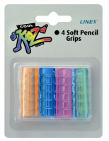 Linex KBM 200 Standard-Bleistiftgriff Blau, Grün, Orange, Pink