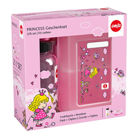 EMSA Kids Set Princess Conjunto de fiambrera y bidón reutilizable Polipropileno (PP), Tritan Rosa 1 pieza(s)