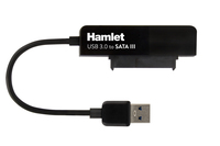 Hamlet Adattatore USB 3.0 to SATA III per collegare hard disk p SSD a pc