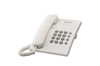 Panasonic KX-TS500PDW téléphone Téléphone analogique Blanc