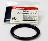 Canon Macrolite Adapter 52C adattatore per lente fotografica