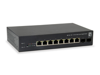 LevelOne GEP-1051 commutateur réseau Géré L2/L3/L4 Gigabit Ethernet (10/100/1000) Connexion Ethernet, supportant l'alimentation via ce port (PoE) Noir