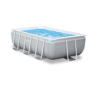 Intex 26784 Aufstellpool Gerahmter Pool Rechteckig 3539 l Grau