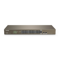Tenda TEG1024F netwerk-switch Unmanaged L2 Gigabit Ethernet (10/100/1000) 1U Grijs