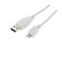 shiverpeaks BS77181-W câble USB USB 2.0 1 m USB A Micro-USB B Blanc