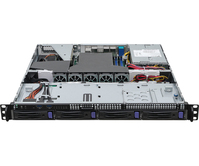 Asrock 1U4LW-B650/2L2T RPSU server barebone AMD B650 Socket AM5 Rack (1U)