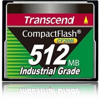 Transcend TS512MCF200I memory card 0.5 GB CompactFlash