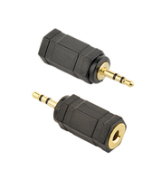 Gembird A-3.5F-2.5M cable gender changer 3.5 mm 2.5 mm Black