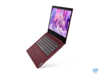 Lenovo IdeaPad 3 Laptop 35.6 cm (14") Full HD Intel® Core™ i3 i3-1005G1 4 GB DDR4-SDRAM 128 GB SSD Wi-Fi 6 (802.11ax) Windows 10 Home in S mode Cherry (fruit), Red