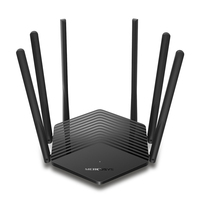 Mercusys MR50G vezetéknélküli router Gigabit Ethernet Kétsávos (2,4 GHz / 5 GHz) Fekete