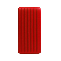 Silicon Power QP66 Lithium Polymer (LiPo) 10000 mAh Crimson, Red
