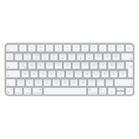 Apple Magic keyboard USB + Bluetooth Hungarian Aluminium, White