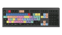 Logickeyboard Adobe Premiere Pro CC Astra 2 Tastatur USB QWERTZ Deutsch Grau