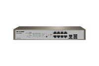 IP-COM Networks Pro-S8-150W Vezérelt L2/L3 Gigabit Ethernet (10/100/1000) Ethernet-áramellátás (PoE) támogatása 1U Szürke