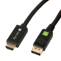Techly ICOC DSP-H12-020 video átalakító kábel 2 M DisplayPort HDMI Fekete