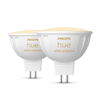 Philips Hue White ambiance Inteligentny reflektor punktowy MR16 (2 szt.)