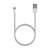 AISENS Cable Lightning A USB 2.0, Lightning/M-USB A/M, Blanco, 0.5 m