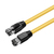 Microconnect MC-SFTP801Y networking cable Yellow 1 m Cat8.1 S/FTP (S-STP)