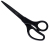 Leitz 54206095 stationery/craft scissors Office scissors Straight cut Black