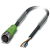 Phoenix 1668111 kabel sygnałowy 3 m Czarny, Zielony