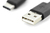Digitus AK-300154-018-S USB kábel 1,8 M USB 2.0 2 x USB A USB C Fekete