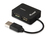 Equip 128952 interface hub USB 2.0 480 Mbit/s Black