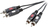 SpeaKa Professional SP-7869760 audio kabel 0,5 m 2 x RCA Zwart