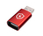 Microconnect MC-AAADAP-SC cable gender changer USB A Red
