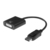 Ewent EW9846 adaptador de cable de vídeo 0,15 m DisplayPort DVI Negro