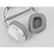 Corsair HS80 RGB Zestaw słuchawkowy Bezprzewodowy Opaska na głowę Gaming Biały