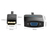 Vention HBFBB video kabel adapter 0,15 m DisplayPort VGA (D-Sub) Zwart
