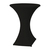 Jersey-Stretch-Tischrock schwarz 80-85(Ø)cm für DL046 Klappbarer Stehtisch zum