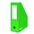 Pojemnik na dokumenty DONAU, karton, A4/100mm, lakierowany, zielony