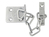 WS6 Security Door Chain - Satin Chrome Finish