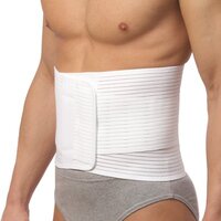 Lumbalbandage weiß Gr.XXL Umfang 126-140cm