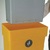 Regent Post or Wall Mountable Litter Bin - 50 Litre - Plastic Liner - Yellow