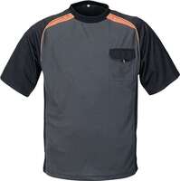 Terrax Aussenhandel GmbH Koszulka Rozmiar M ciemnoszary/czarny/pomarańczowy 50 % PES / 50 % Cool Dry