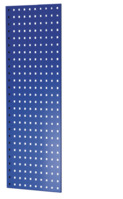 Lochplatten-Seitenblende, 90 x 1000 x 400 mm (H x T), RAL 5010 enzianblau