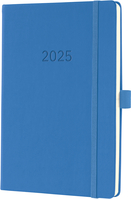 CONCEPTUM Wochenkalender 2025 C2568 1W/2S blau 21.3x14.8cm