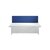 Jemini Blue 1600mm Straight Desk Screen (Dimensions: 1600mm x 28mm x 400mm) KF78981
