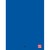 PLEIN CIEL Cahier piqûre 96 pages 24x32cm grands carreaux Seyès 90g. Couverture polypro Bleu