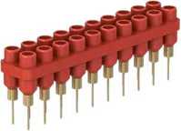 4.5 mm Buchsenleiste, Lötanschluss, rot, 63.9364-22