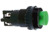 Drucktaster, 2-polig, grün, unbeleuchtet, 2 A/250 V, Einbau-Ø 18.2 mm, IP40/IP65