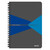 Leitz Office spirálfüzet PP borítóval, A5, kockás, kék