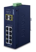 IP30 Industrial 8-P 10/100/100 + 2-P 100/1000X SFP Ethernet Hálózati kapcsolók