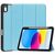 Tri-fold Caster TPU Cover - Sky Blue For Apple iPad 10th Gen 10.9-inch Tablet-Hüllen