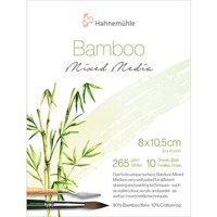Skizzenblock Bamboo, 8x10,5cm, 265g/m², 10 Blatt, weiß HAHNEMÜHLE 10603074